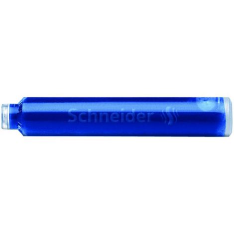 Naboje Schneider krótkie 6szt niebieskie - 2